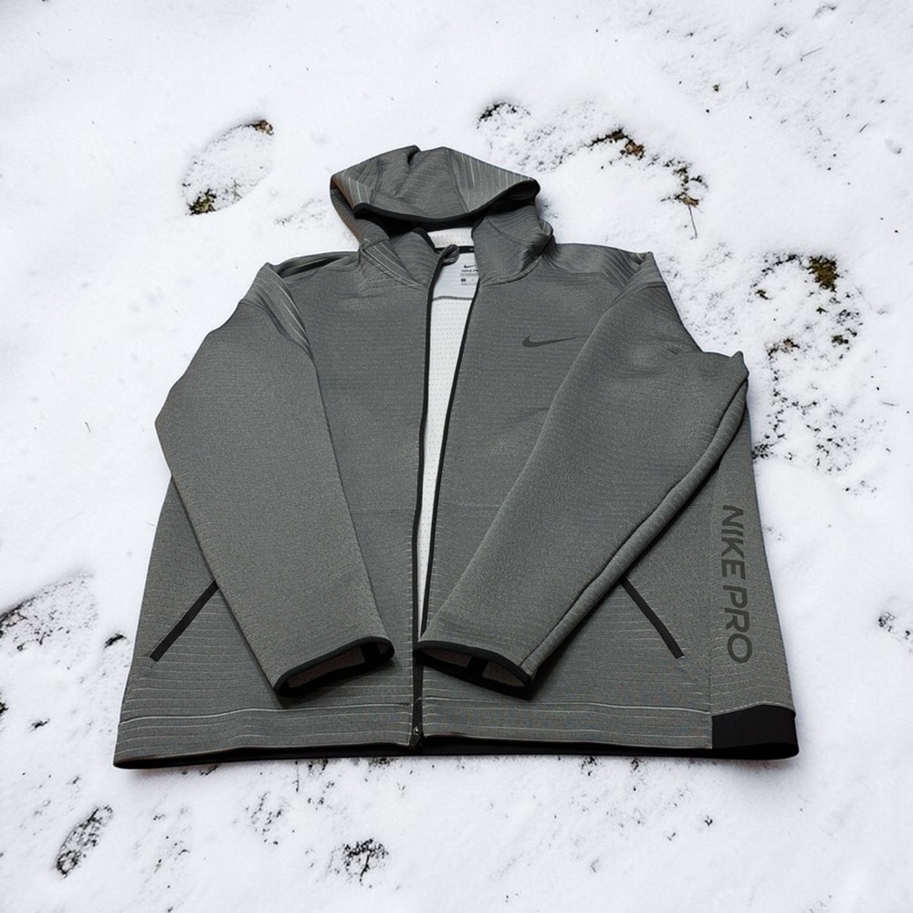 Nike Pro Men's Performance Jacket in Gray